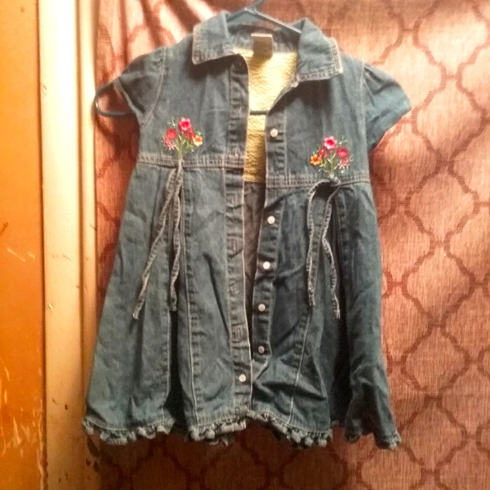 Girls demin dress